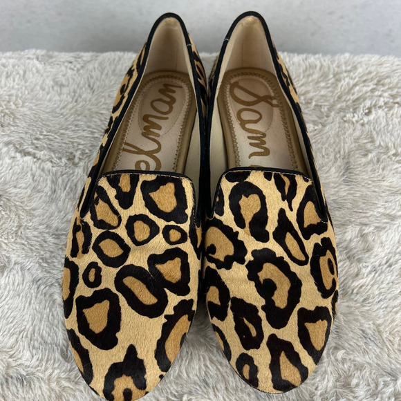 Sam Edelman Jordy Genuine Calfskin Animal Print Flats Size 6.5 - Picture 2 of 7